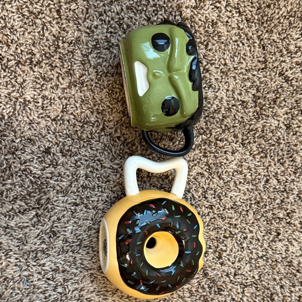Funko Green and Yellow Character Mugs